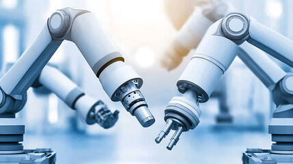 Robotic Arms Interacting in a High-Tech Environment