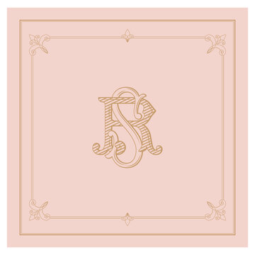 SR, RS, logo SR, Letter SR,  Monogram SR,Wedding Monogram, Wedding Logo, Logo Design , Monogram Vintage