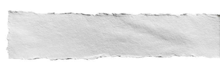 Ripped white paper strip (3)