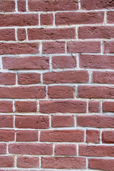 Textured Red Brick Wall Background