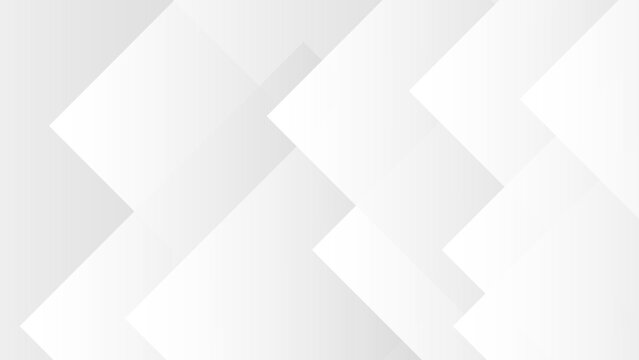 Abstract minimalist background featuring layered geometric shapes. White and light gray parallelograms with a soft gradient effect. Ideal for professional, business, or technology designs