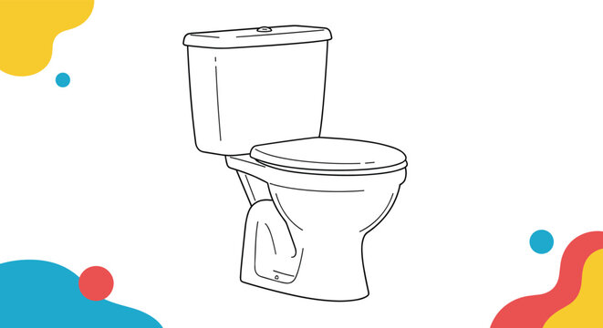 How to draw a toilet step by step for beginners easy tutorial