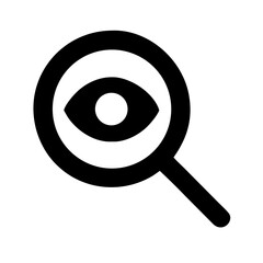 vector magnifying glass icon