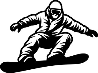 Snowboard Typography, Winter Sports, Extreme Snowboarder sign, symbol, vector, art