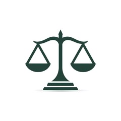 Simple legal scale illustration