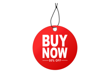 Realistic red sale labels, discount price tags mockups. Paper gift label with rope, promotional sales hanging tag vector template set. Retail product sticker elements with deal, hot price.