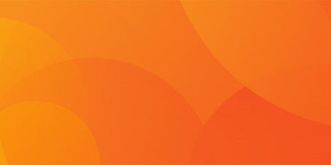 Minimal geometric background. Orange elements with fluid gradient. Dynamic shapes composition. Eps10 vector