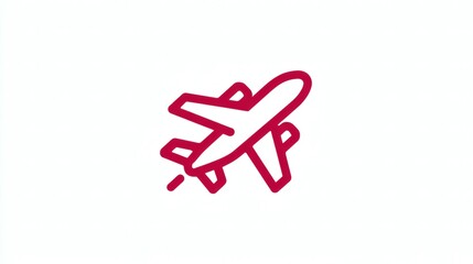 Simple airplane graphic