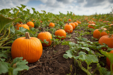 Pumpkins in a Pumpkin Patch