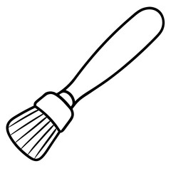 Vector illustration of a paintbrush