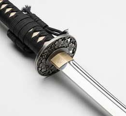 sword on a black