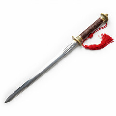 japanese sword isolated on white