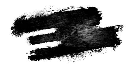 Abstract black paint splash