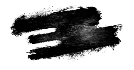 Abstract black paint splash