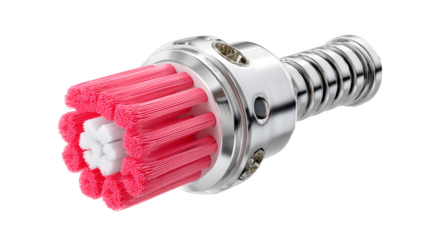 Futuristic sonic toothbrush isolated on transparent background