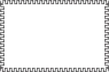 Unique Black Frame, Photo Frame, Unique Border Frame with White Background, Unique Frame, Amaizing Frame