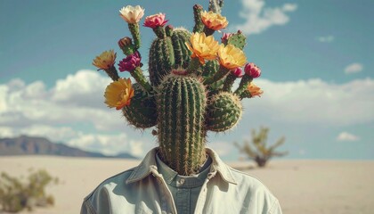 Abstract Art Featuring a Surreal Pink Human Face Sculpture with Splashing Paint-Like Liquid Effect in Minimalistic Style