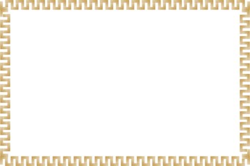 Unique Sharp Golden Frame, Photo Frame, Unique Border Frame with White Background, Unique Frame, Amaizing Frame, Simple Frame