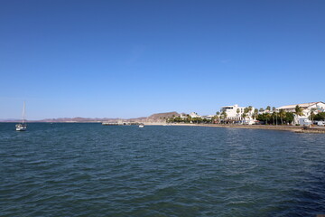 Fototapeta premium gorgeous beach view in la paz mexico