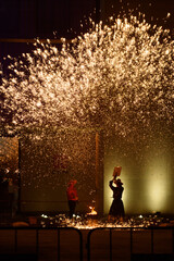 During the 2025 Spring Festival, the national-level traditional intangible cultural heritage performance "Iron Flower Performance" was held in Shilong Town, Dongguan, China.