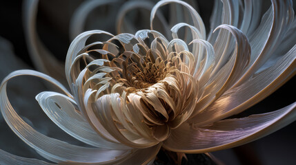 Abstract fractal patterns and shapes. Dynamic flowing natural forms. Flowers and spirals. Mysterious psychedelic relaxation pattern. 