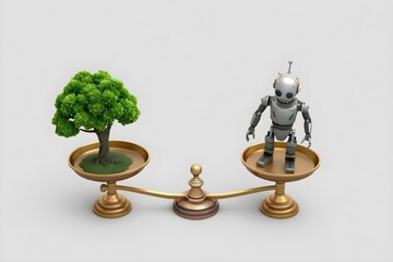 Digital Serene Balance Wilderness Technology