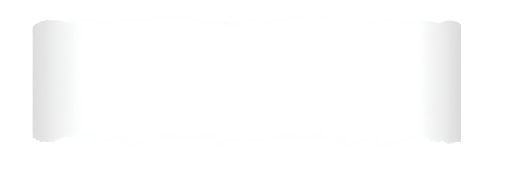 A ragged, white rectangular shape with a pixelated, uneven border