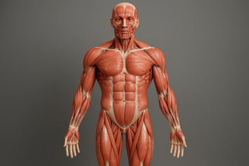 Human Muscle Anatomy, Illustration
