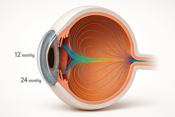 Eye Anatomy and Intraocular Pressure - Medical Illustration [Illustration]