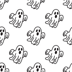 halloween seamless pattern