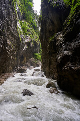 waterfall in the mountains