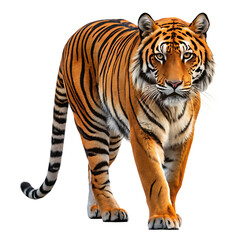 Fototapeta premium tiger isolated on white background