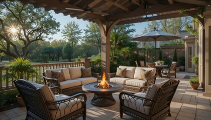Fototapeta premium Home and outdoor Seating