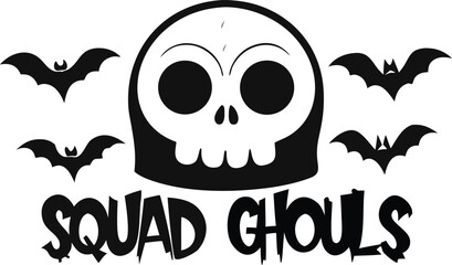 squad ghouls T-shirt design