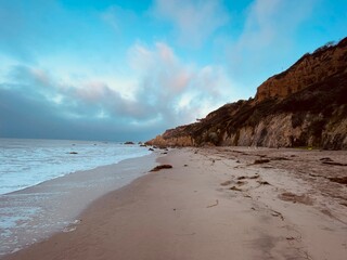 Cloudy Morning Over The Pacific
