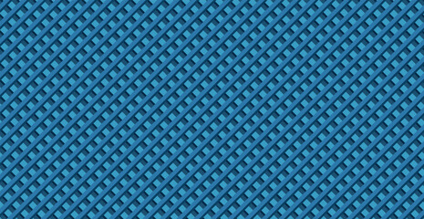 Industrial panoramic blue background, many intersecting lines - Vector illustration