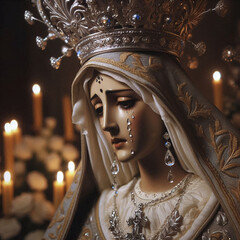 Ilustra&ccedil;&atilde;o de Nossa Senhora das Dores