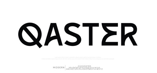 modern, unique and luxury alphabet font vector set