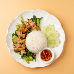 fried rice with chicken