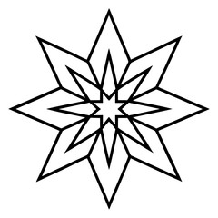 Obraz premium Star Mandala
