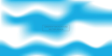 Panoramic web template multicolor gradient background, stylish design element - Vector illustration