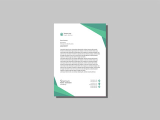 Modern Business Letterhead Template – Corporate Stationery Design.