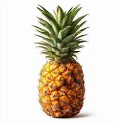 Fototapeta premium Vibrant Pineapple, A Tropical Delight , PNG isolated cut out image