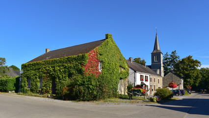 Sohier, one of the most beautiful villages in Wallonia, Belgium
