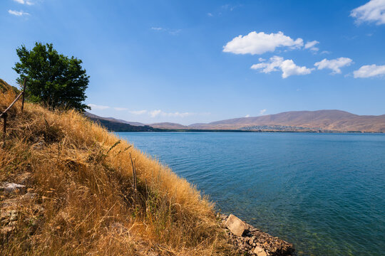 Amazing view of Lake Sevan, Armenia