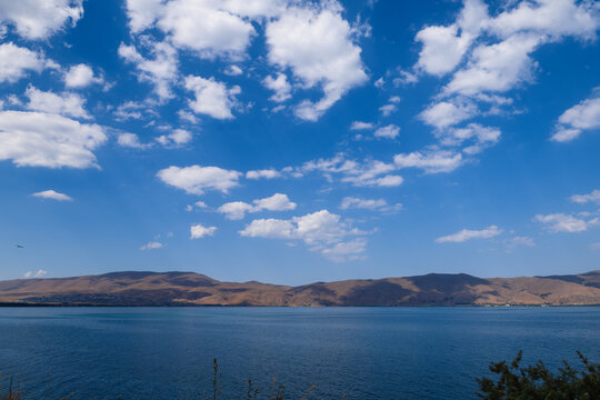 Amazing view of Lake Sevan, Armenia