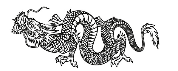 dragon tattoo design