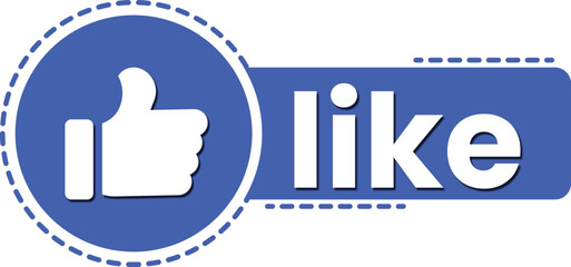 Like Icon Vector  Thumbs Up Social Media Symbol PNG JPG HD Free Download