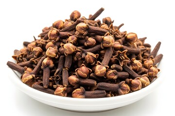Obraz premium Dried Cloves Isolated on White Background 