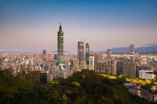 Taipei skyline, Xinyi district